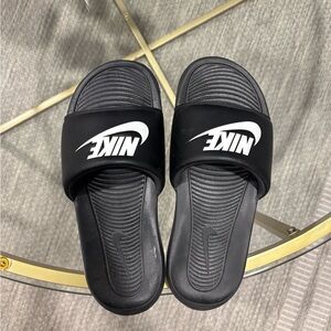 Nike Black Slide Sandals